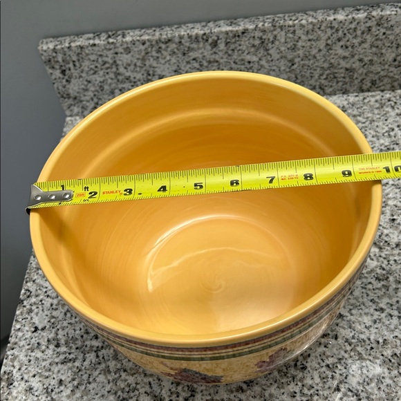 Harvest Autumn Leaf Design Fall Ceramic Large Mixing Bowl - Picture 6 of 7